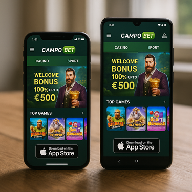 CampoBet - Mobil Appok - iOS és Android Böngészős Verzió