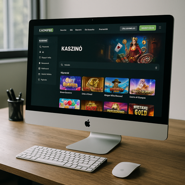 CampoBet - Letisztult Design - Magyar Felhasználói Felület