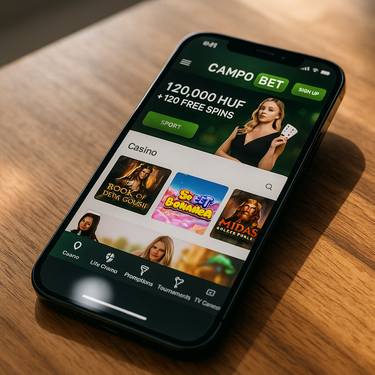CampoBet - Mobil Játék Élmény - Reszponzív Mobiloldal